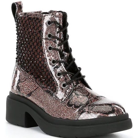 NWT Steve Madden Girls’ J-Kellie Moto Boots Youth Size 4 - Picture 1 of 4